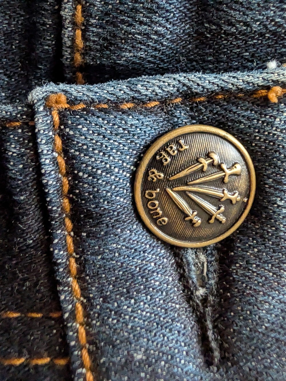 Rag & Bone Indigo Stretch Skinny Jeans (Cate) - Picture 10 of 16